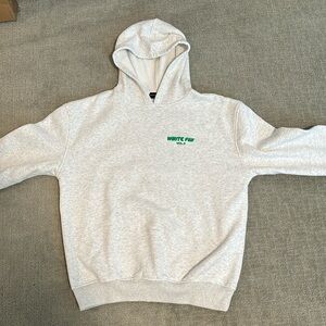 Like new White Fox Offset Hoodie in Glacier Gray (S/M)